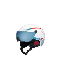 Casque De Ski Neuf Bollé B-Yond Visor White And Amber Blue à Visière Taille 58/61cm