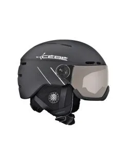 Casque De Ski Neuf Cébé Fireball Matt White Black Line S3 Taille 54/56cm