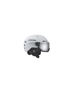 Casque De Ski Neuf Cébé Fireball Matt White Black Line 1/3