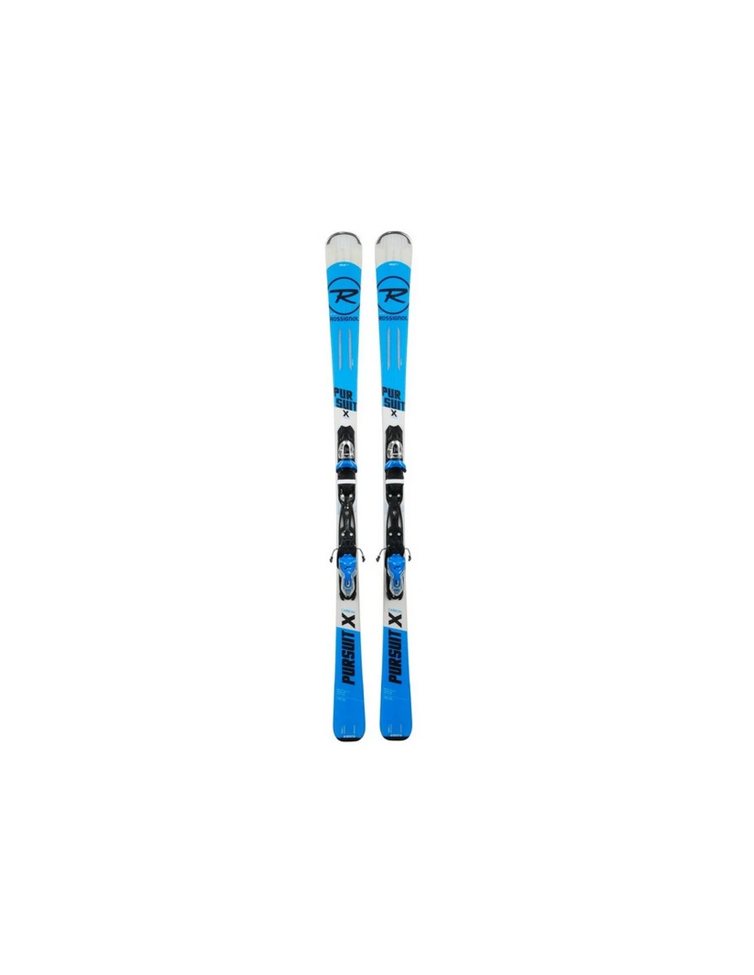 Ski Occasion Rossignol Pursuit X Bleu + Fix 3 Ski Occasion Rossignol Pursuit X Bleu + Fix