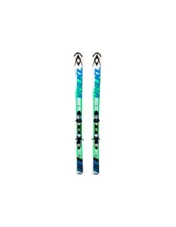 Ski Occasion Volkl RTM Green Blue Taille De 142cm à 163cm + Fix